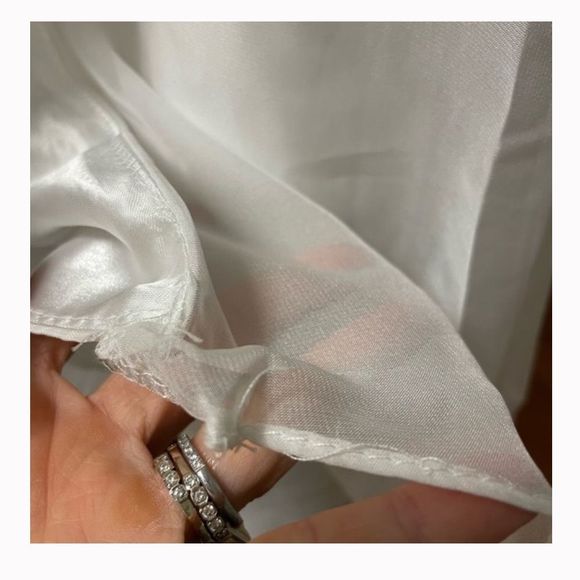 IEENA FOR MAC DUGGAL PLUNGE OSTRICH FEATHER A LINE GOWN IN SIZE 0 - Picture 7 of 12